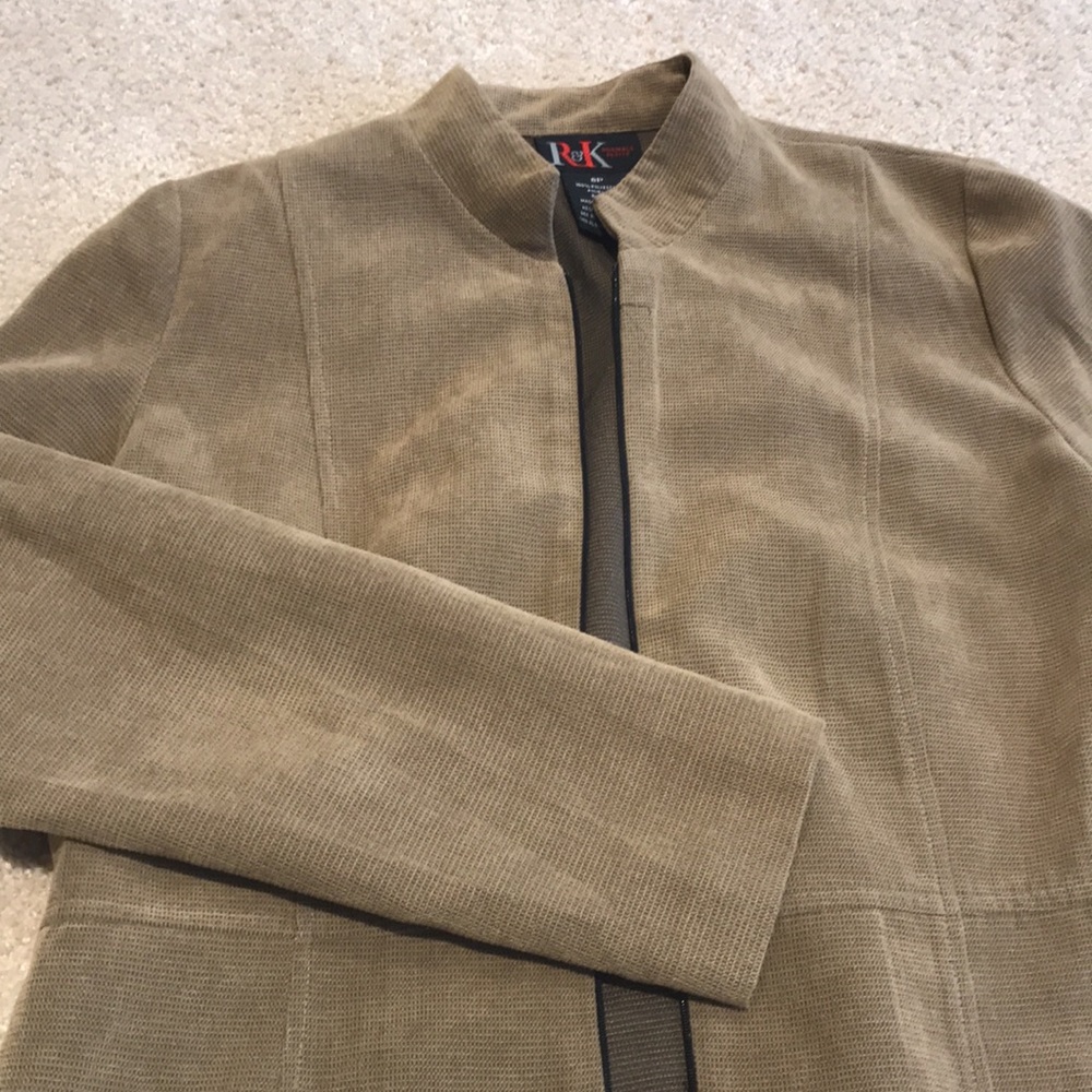 Tan Zip Up Jacket